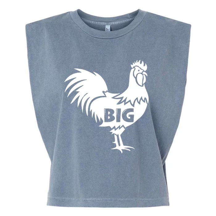 Funny Naughty Big Cock Garment-Dyed Women's Muscle Tee