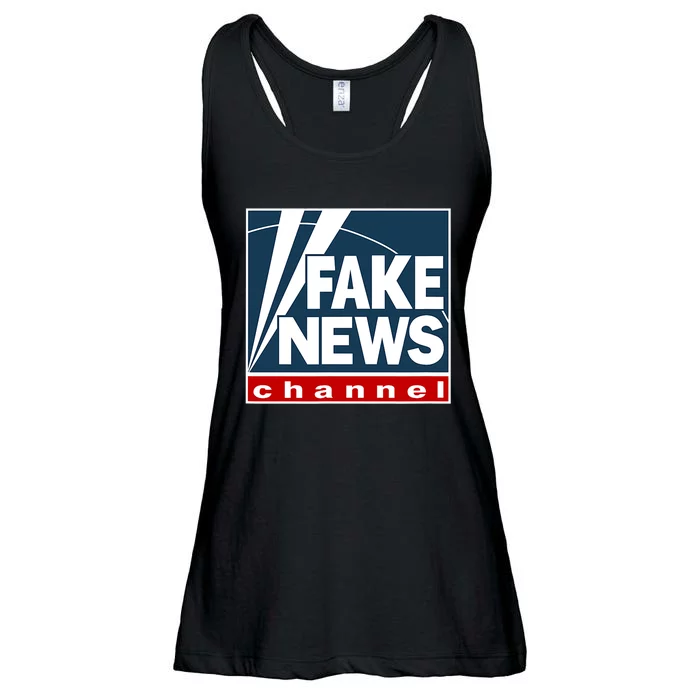 Fake News Channel Ladies Essential Flowy Tank