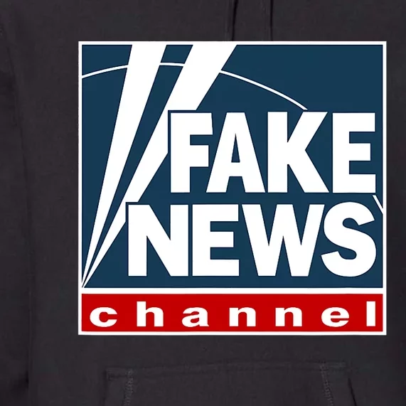 Fake News Channel Premium Hoodie