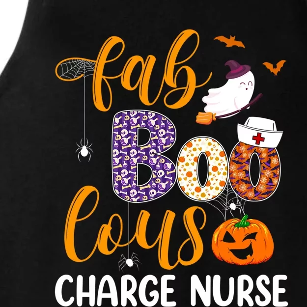 Fabulous Nurse Costume Faboolous Charge Nurse Boo Crew Gift Ladies Tri-Blend Wicking Tank