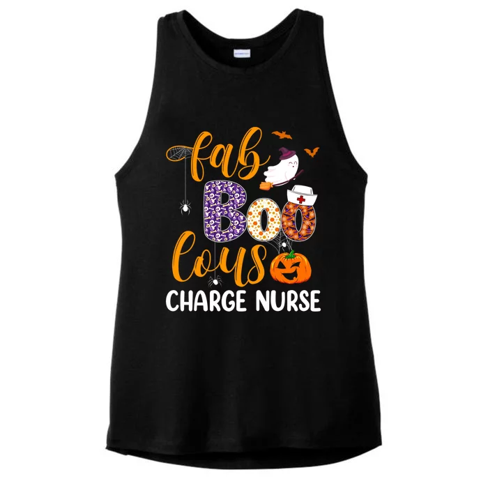 Fabulous Nurse Costume Faboolous Charge Nurse Boo Crew Gift Ladies Tri-Blend Wicking Tank