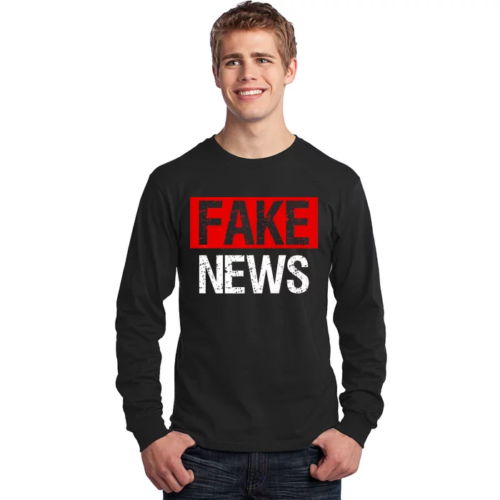 Fake News Costume Anti Fake News Long Sleeve Shirt