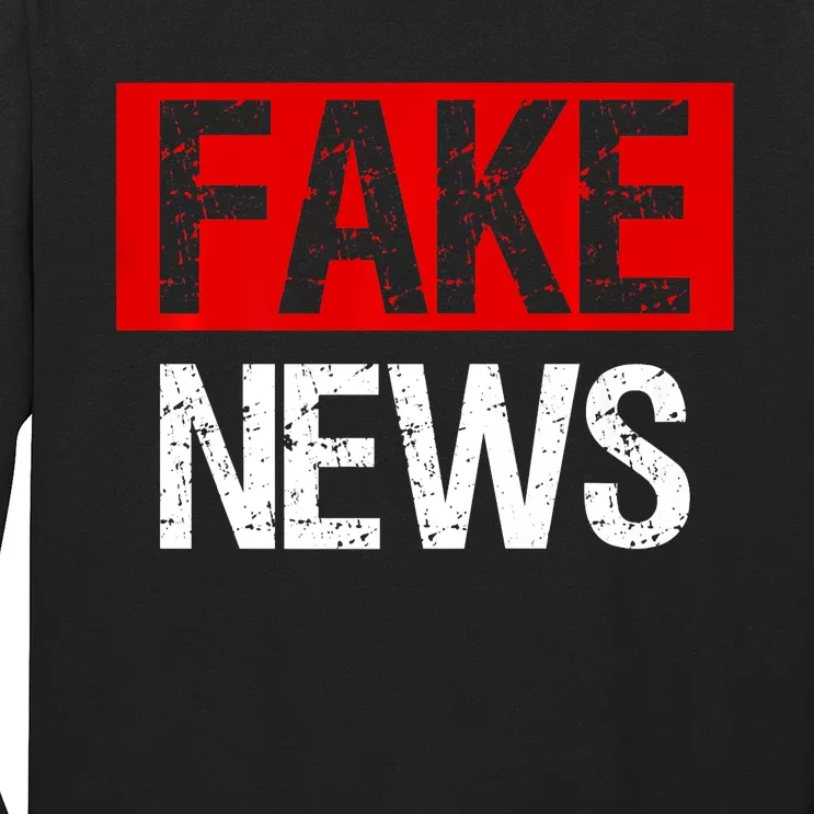 Fake News Costume Anti Fake News Long Sleeve Shirt