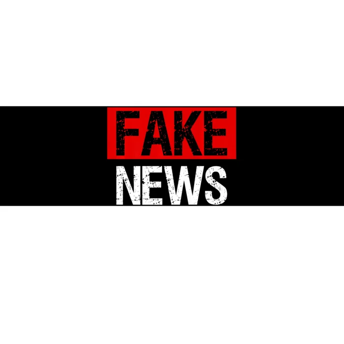 Fake News Costume Anti Fake News Bumper Sticker