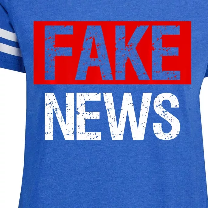 Fake News Costume Anti Fake News Enza Ladies Jersey Football T-Shirt