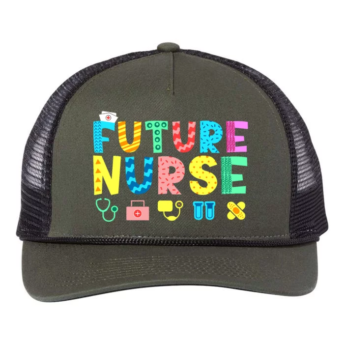 Future NurseS Career Retro Rope Trucker Hat Cap