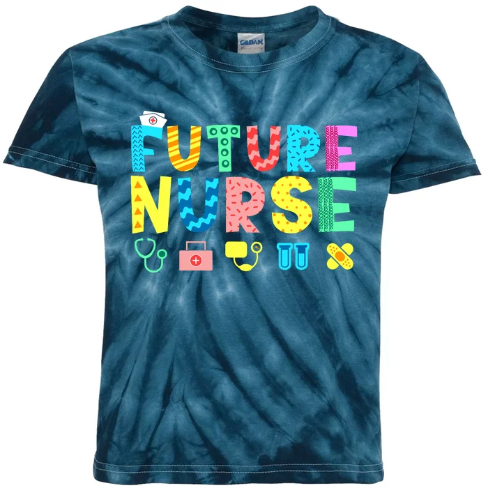 Future NurseS Career Kids Tie-Dye T-Shirt