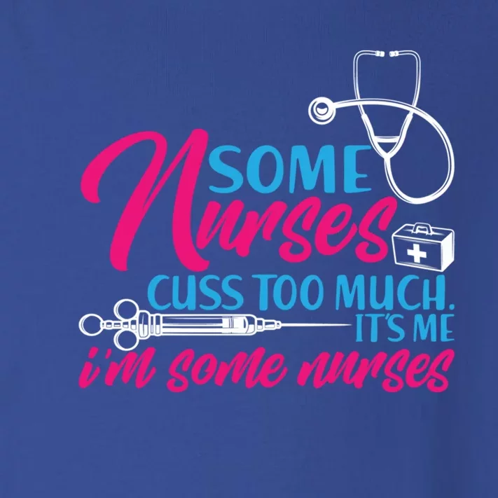 Funny Nurse Cuss Nurse Who Cusses Some Nurses Cuss Too Much Gift Toddler Long Sleeve Shirt