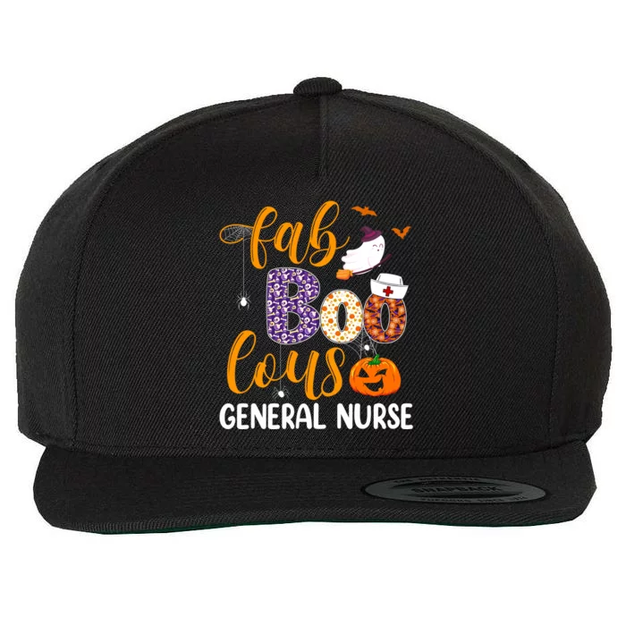 Fabulous Nurse Costume Faboolous General Nurse Boo Crew Gift Wool Snapback Cap