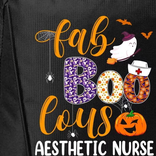 Fabulous Nurse Costume Faboolous Aesthetic Nurse Boo Crew Gift City Backpack