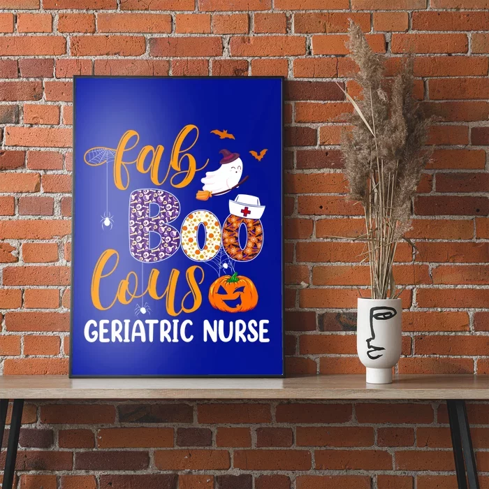 Fabulous Nurse Costume Faboolous Geriatric Nurse Boo Crew Gift Poster