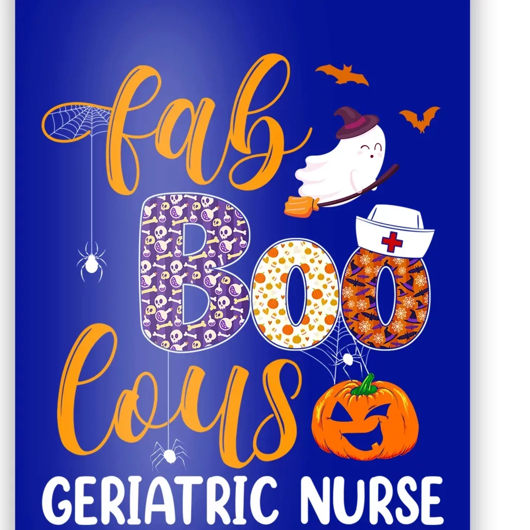 Fabulous Nurse Costume Faboolous Geriatric Nurse Boo Crew Gift Poster