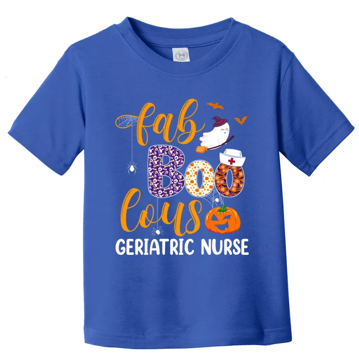 Fabulous Nurse Costume Faboolous Geriatric Nurse Boo Crew Gift Toddler T-Shirt