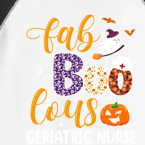 Fabulous Nurse Costume Faboolous Geriatric Nurse Boo Crew Gift Toddler Fine Jersey T-Shirt