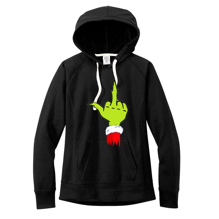 Funny & Naughty Christmas Humor Anti Christmas Women's Fleece Hoodie