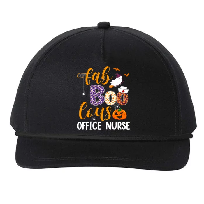 Fabulous Nurse Costume Faboolous Office Nurse Boo Crew Meaningful Gift Snapback Five-Panel Rope Hat