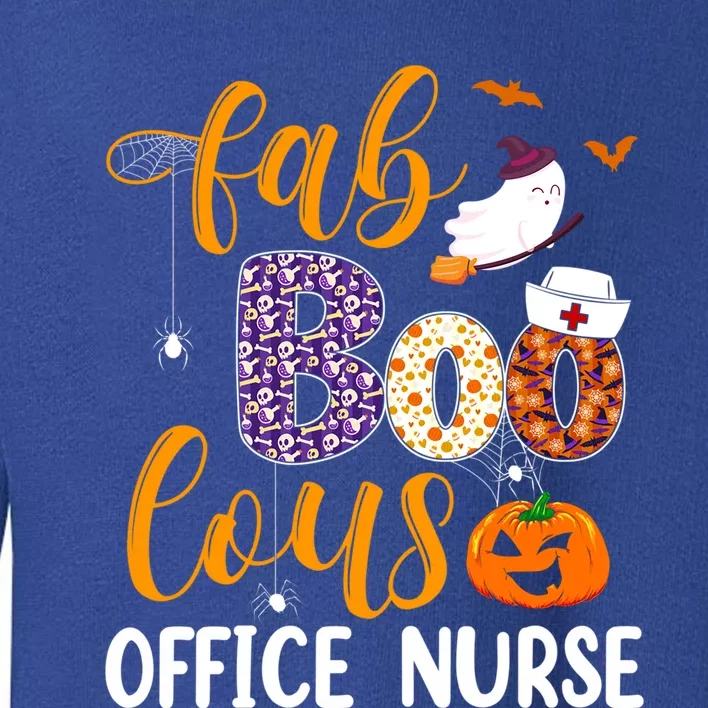 Fabulous Nurse Costume Faboolous Office Nurse Boo Crew Meaningful Gift Toddler Sweatshirt