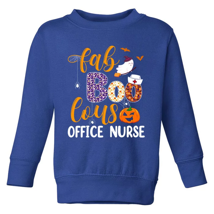 Fabulous Nurse Costume Faboolous Office Nurse Boo Crew Meaningful Gift Toddler Sweatshirt