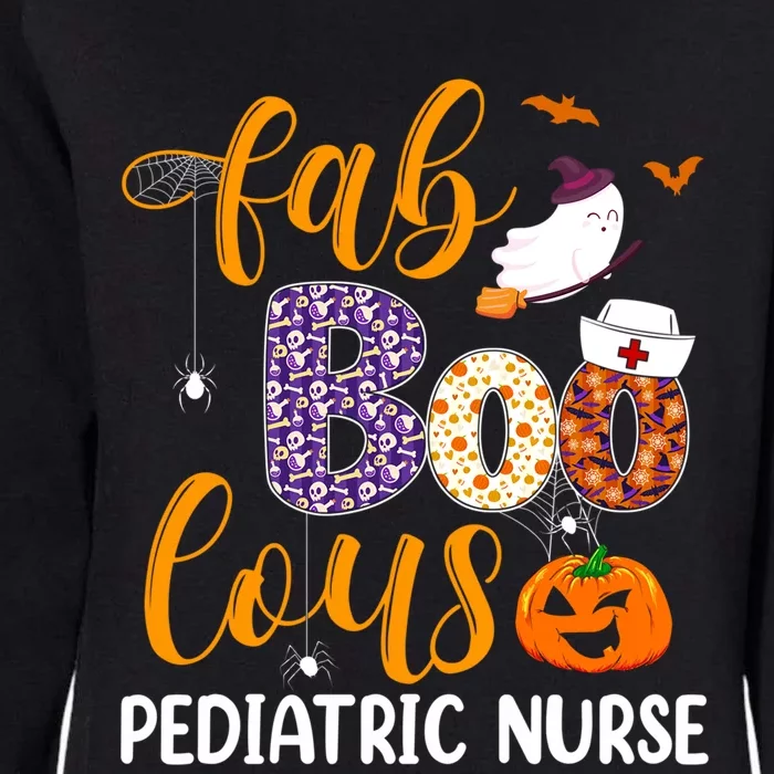 Fabulous Nurse Costume Faboolous Pediatric Nurse Boo Crew Great Gift Womens California Wash Sweatshirt