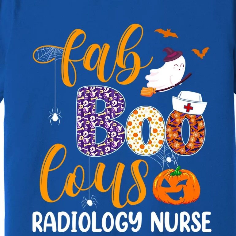 Fabulous Nurse Costume Faboolous Radiology Nurse Boo Crew Gift Premium T-Shirt