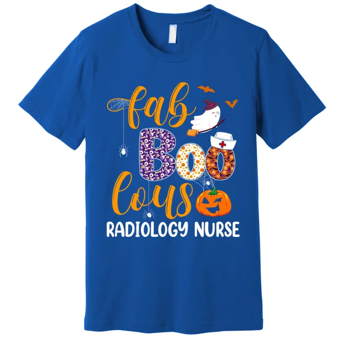 Fabulous Nurse Costume Faboolous Radiology Nurse Boo Crew Gift Premium T-Shirt