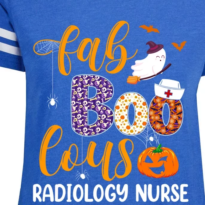 Fabulous Nurse Costume Faboolous Radiology Nurse Boo Crew Gift Enza Ladies Jersey Football T-Shirt