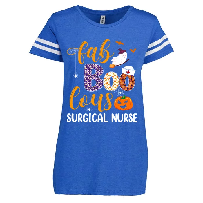 Fabulous Nurse Costume Faboolous Surgical Nurse Boo Crew Gift Enza Ladies Jersey Football T-Shirt