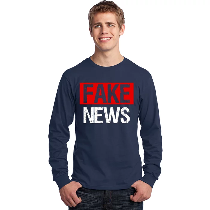 Fake News Costume Long Sleeve Shirt