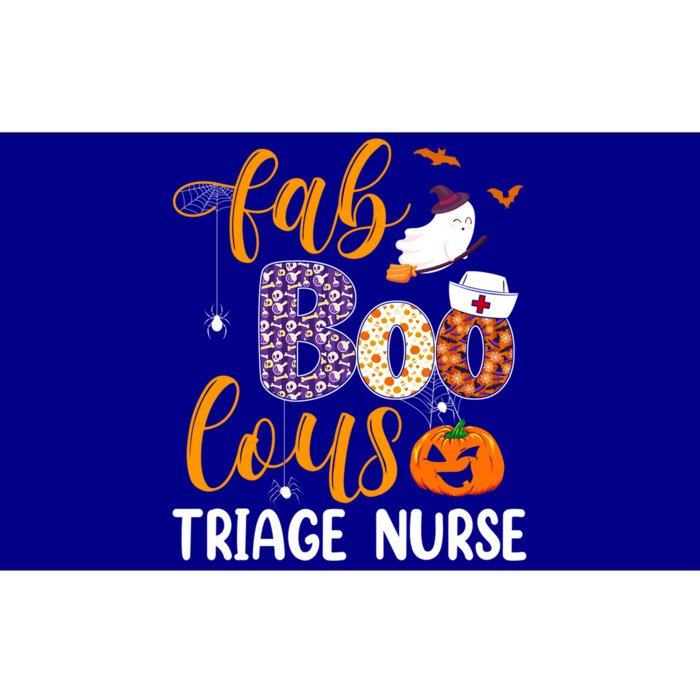 Fabulous Nurse Costume Faboolous Triage Nurse Boo Crew Funny Gift Bumper Sticker