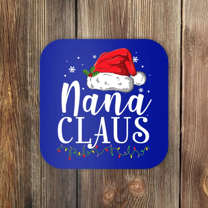 Funny Nana Claus Christmas Pajamas Santa Funny Gift Coaster