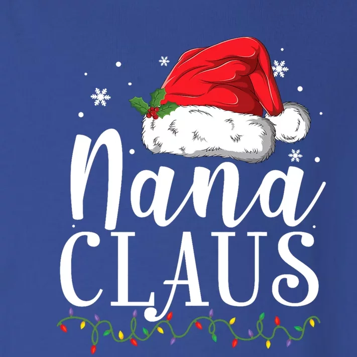 Funny Nana Claus Christmas Pajamas Santa Funny Gift Toddler Long Sleeve Shirt