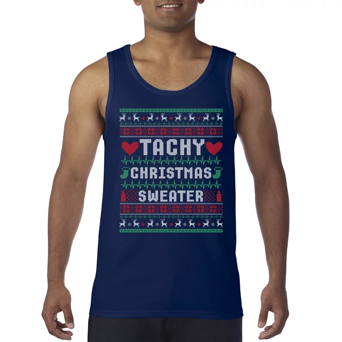 Funny Nurse Christmas Tank Top