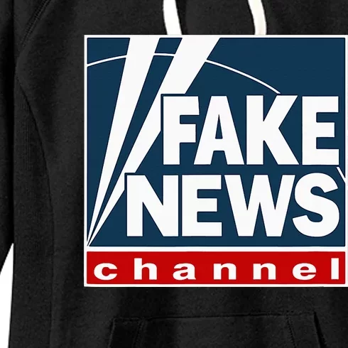 Fake News Channel Women's Fleece Hoodie