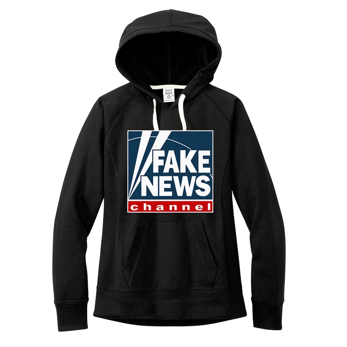 Fake News Channel Women's Fleece Hoodie