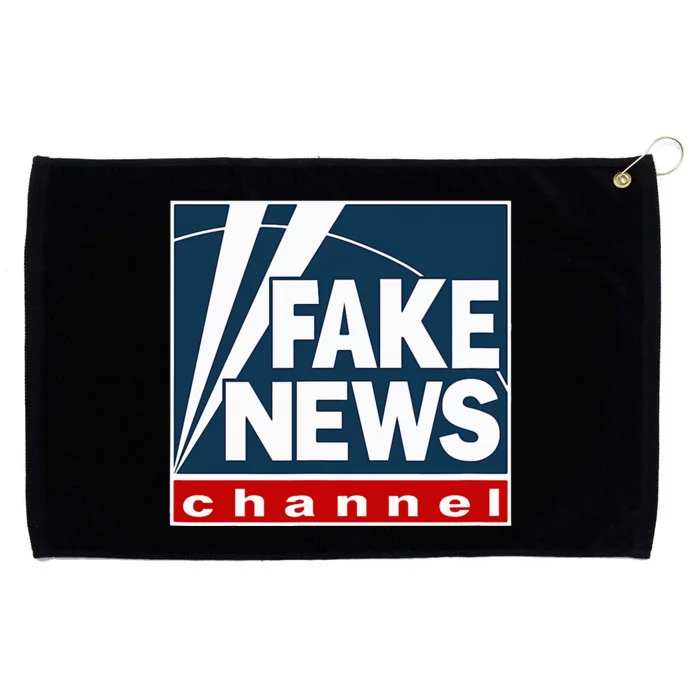 Fake News Channel Grommeted Golf Towel