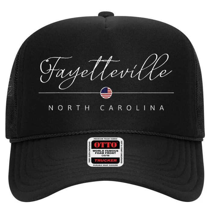 Fayetteville North Carolina Nc On Fayetteville High Crown Mesh Trucker Hat