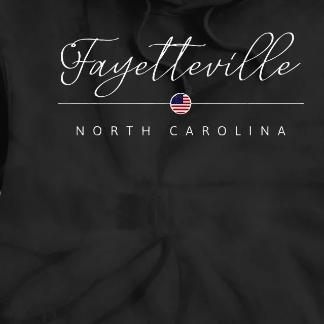 Fayetteville North Carolina Nc On Fayetteville Tie Dye Hoodie