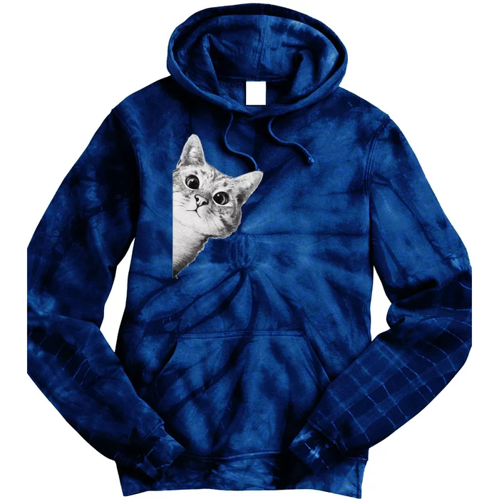 Funny Ninja Cat Meme Tie Dye Hoodie