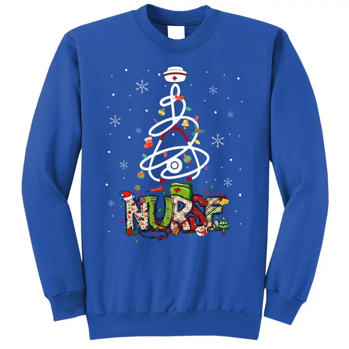 Funny Nurse Christmas Cute Xmas Nursing Scrub Top Gift Sweatshirt