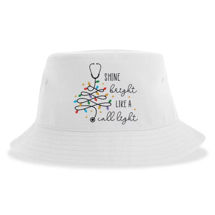 Funny Nurse Christmas Rn Sustainable Bucket Hat