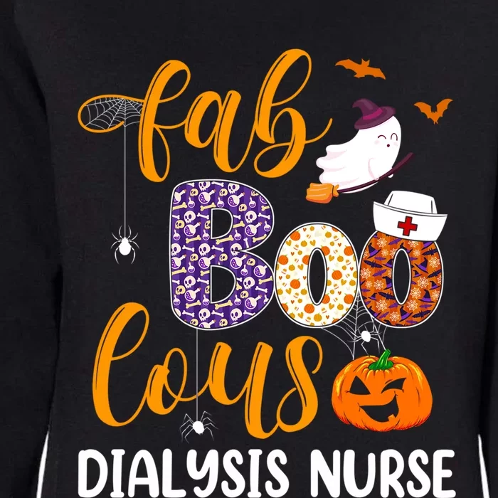 Fabulous Nurse Costume Faboolous Dialysis Nurse Boo Crew Gift Womens California Wash Sweatshirt