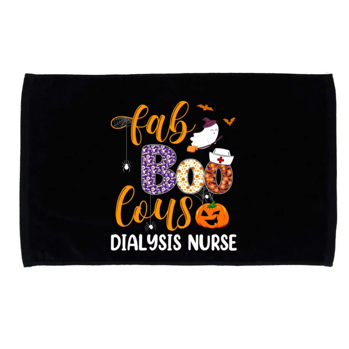 Fabulous Nurse Costume Faboolous Dialysis Nurse Boo Crew Gift Microfiber Hand Towel