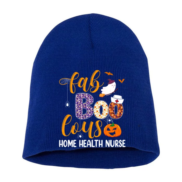 Fabulous Nurse Costume Faboolous Home Health Nurse Boo Crew Cute Gift Short Acrylic Beanie