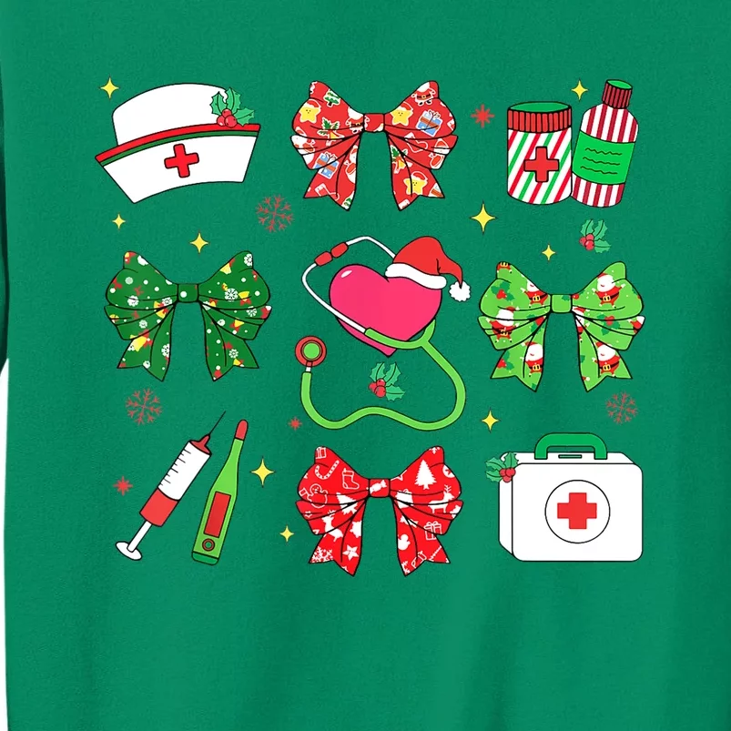 Funny Nurse Christmas Coquette Nurse Bow Nurse Life Gift Sweatshirt