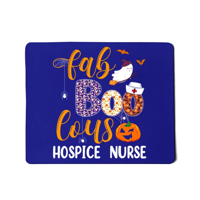 Fabulous Nurse Costume Faboolous Hospice Nurse Boo Crew Gift Mousepad