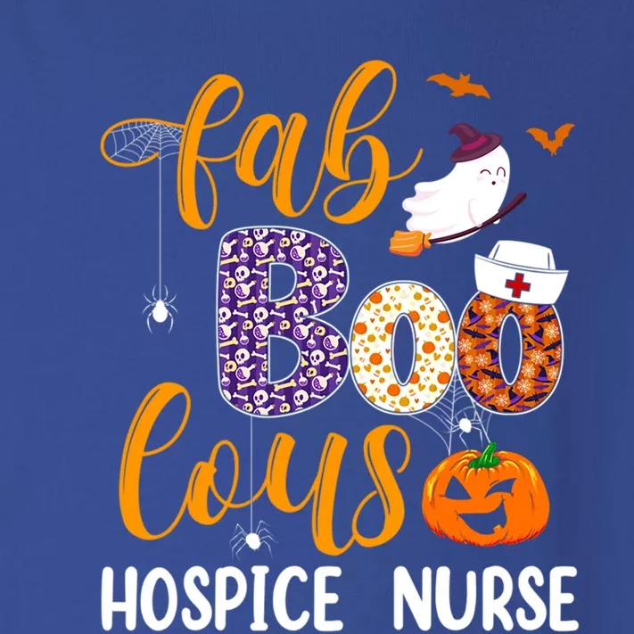 Fabulous Nurse Costume Faboolous Hospice Nurse Boo Crew Gift Toddler Long Sleeve Shirt