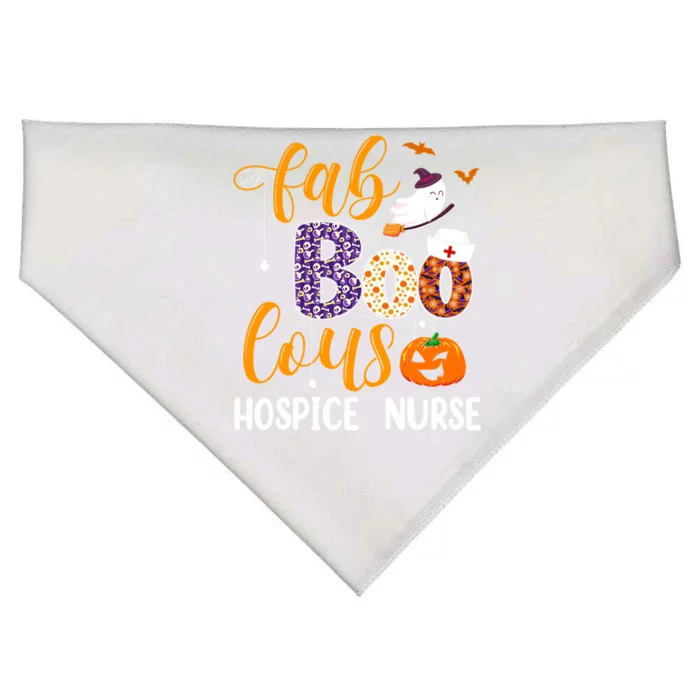 Fabulous Nurse Costume Faboolous Hospice Nurse Boo Crew Gift USA-Made Doggie Bandana