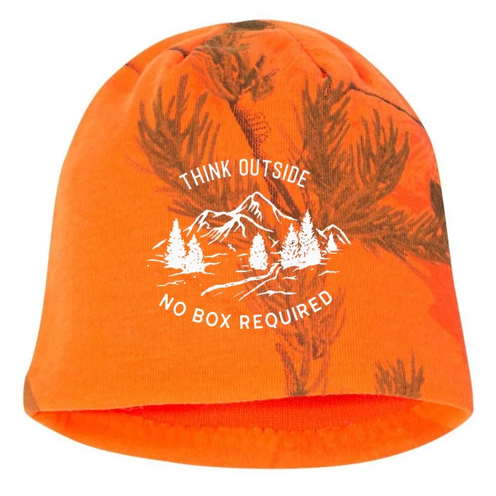 funny Nature Camping Mountains Think Outside Kati - Camo Knit Beanie