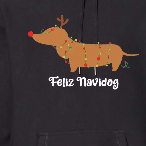 Feliz Navidog Christmas Premium Hoodie