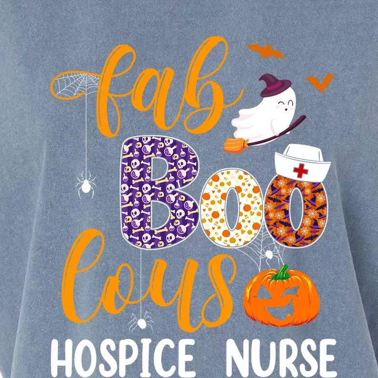 Fabulous Nurse Costume Faboolous Hospice Nurse Boo Crew Gift Garment-Dyed Women's Muscle Tee